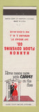 Matchbook Cover - Hannon Floor Covering Newark NJ