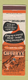 Matchbook Cover - Chubys Hearth West Collingswood NJ restaurant