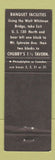 Matchbook Cover - Chubys Hearth West Collingswood NJ restaurant