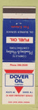 Matchbook Cover - Dover Oil Company Dover NJ