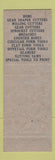 Matchbook Cover - National Tool Company Cleveland OH Newark NJ