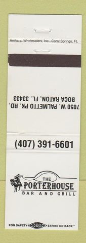 Matchbook Cover - Porterhouse Bar Grill Boca Raton FL