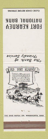 Matchbook Cover - Fort Kearney National Bank NE