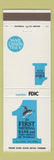Matchbook Cover - First National Bank Cheyenne WY
