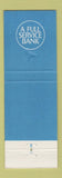 Matchbook Cover - First National Bank Cheyenne WY