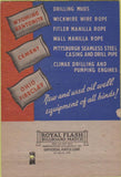 Matchbook Cover - Straker Supply oil gas Mount Pleasant MI WEAR 40 Strike