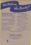Matchbook Cover - Die Supply Co Cleveland OH Screws 40 Strike