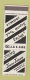 Matchbook Cover - Novak's Restaurant Brookline MA