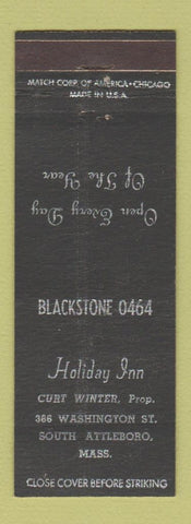 Matchbook Cover - Holiday Inn South Attleboro MA