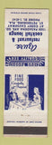 Matchbook Cover - Azure Restaurant Cocktail Lounge St Petersburg FL