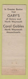 Matchbook Cover - Frederic's Steak House West Palm Beach FL