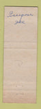 Matchbook Cover - Golden Pheasant Dining Room Freeport IL WORN