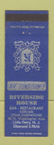 Matchbook Cover - Riverside House Restaurant Little Ferry NJ