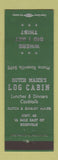 Matchbook Cover - Log Cabin Dutch Maier's Roseville CA