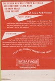 Matchbook Cover - Product Design Magazine San Francisco CA WEAR 40 Strike