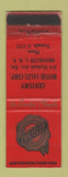Matchbook Cover - Chrysler Century Motors Brooklyn NY POOR STRIKER AREA