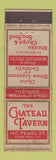 Matchbook Cover - Chateau Tavern New York City FEDERAL LONG