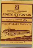 Matchbook Cover - Standard Forge Co Stampings Detroit MI 40 Strike