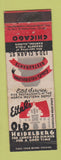 Matchbook Cover - Eitel's Old Heidelberg Chicago IL