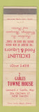 Matchbook Cover - 7 Gables Towne House New Haven CT WEAR
