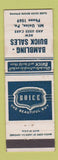 Matchbook Cover - Bambling Buick Sales Mount Union PA low phone #