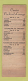 Matchbook Cover - Del's Restaurants Tucumcari NM Route 66 WORN
