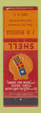 Matchbook Cover - FW Henderson Shell oil gas Leo SC