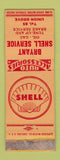Matchbook Cover - Bryant Shell oil gas Union Grove WI low phone # WEAR