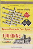 Matchbook Cover - Tourinns Motor Courts Fort Wayne IN 40 Strike