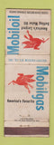 Matchbook Cover - Mobil oil gas Socony Vacuum WEAR