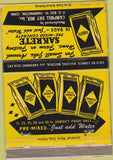 Matchbook Cover - Sakrete Concrete Farmington CT 40 Strike
