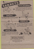 Matchbook Cover - Sakrete Concrete Farmington CT 40 Strike
