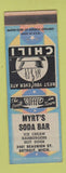 Matchbook Cover - Myrt's Soda Bar Detroit MI