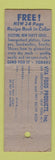 Matchbook Cover - Vita Brand Spring Garden Salad Fish