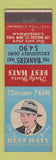 Matchbook Cover - Truly Hours Best Hats New York City