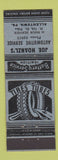 Matchbook Cover - Joe Hoanzl's Auto Service tires Allentown PA Gulf oil gas
