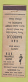 Matchbook Cover - K&K Waffle Shop BBQ Carnegie PA