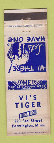 Matchbook Cover - Vi's Tiger Inn Farmington MN WEAR