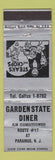 Matchbook Cover - Garden State Diner Paramus NJ WEAR