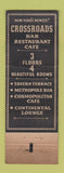 Matchbook Cover - Crossroads Restaurant New York City WEAR