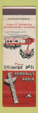 Matchbook Cover - Kendall's Ranch Sycamore IL totem