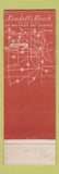 Matchbook Cover - Kendall's Ranch Sycamore IL totem