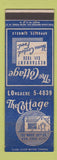 Matchbook Cover - The Cottage Restaurant New York City