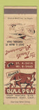 Matchbook Cover - Kover's Bullpen Sherman Oaks CA Trails Restaurant Ventura