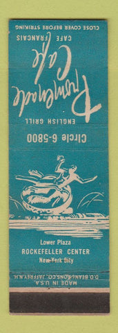 Matchbook Cover - Promenade Cafe French New York City WEAR DD Bean