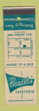 Matchbook Cover - Beadle's Cafeteria Pasadena CA WEAR