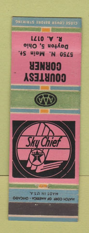 Matchbook Cover - Courtesy Corner Texaco oil gas Dayton OH WEAR