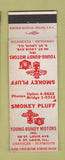 Matchbook Cover - Smokey Pluff Chrysler Plymouth East St Louis IL WEAR