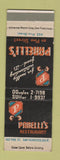 Matchbook Cover - Panelli's Restaurant San Francisco CA
