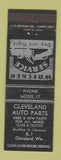 Matchbook Cover - Cleveland Auto Parts Cleveland WI Mosel? Low phone # WEAR